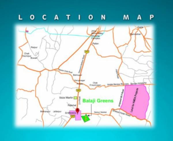  balaji-greens Location Plan