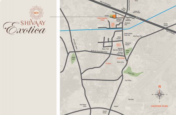  shivaay-exotica Location Plan