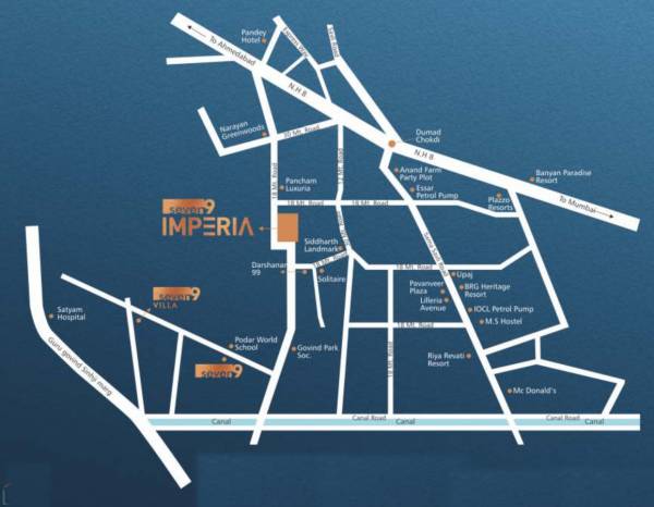 Location Plan seven9-imperia Location Plan