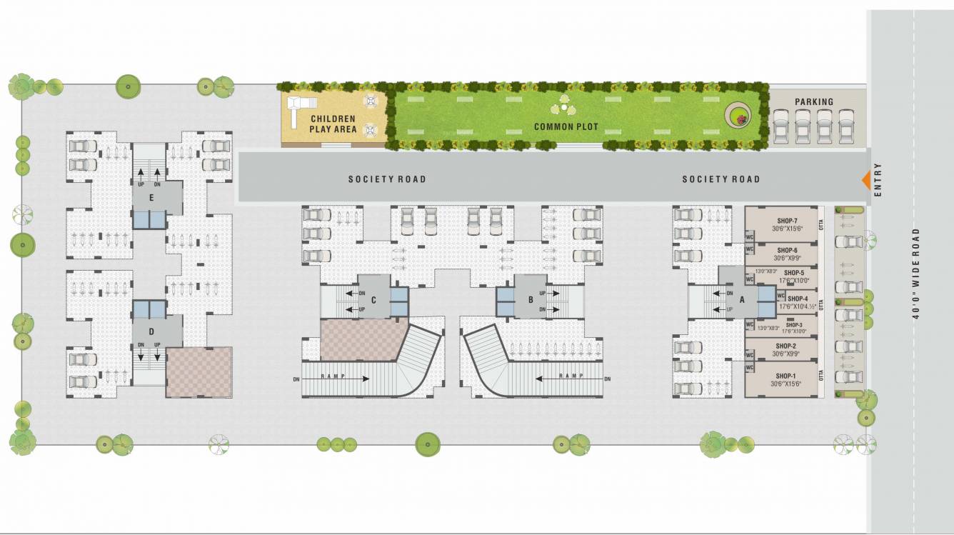  bhagwat enclave Tower A Cluster Plan