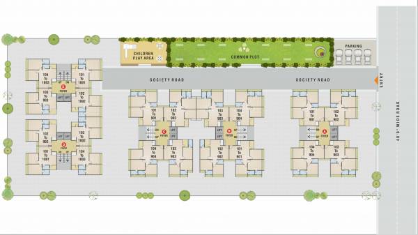  bhagwat-enclave Tower B Cluster Plan