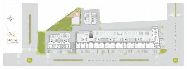  icon Tower ABCDEF Cluster Plan for ground Floor