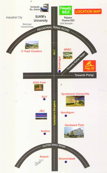  praja-city Location Plan