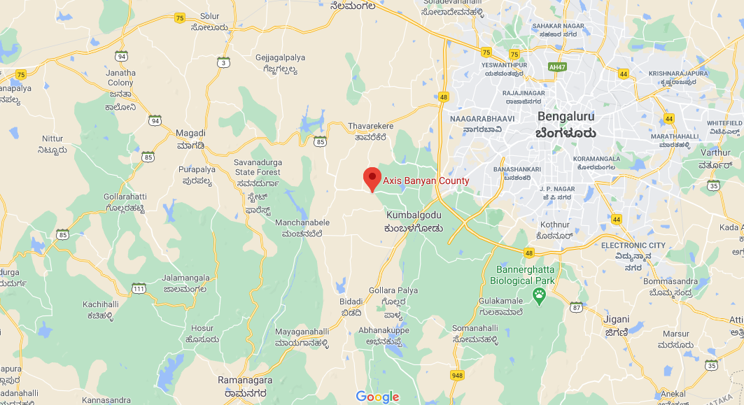  banyan county Location Plan