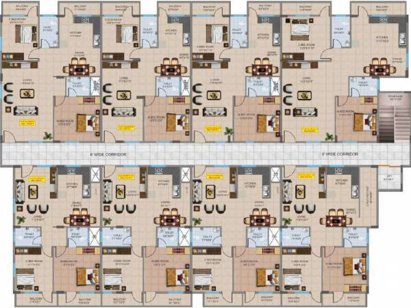  sr-residency SR Residency Cluster Plan from ground to 1st Floor