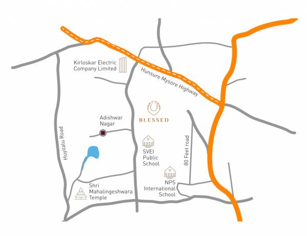 Location Plan blessed-apartment Location Plan