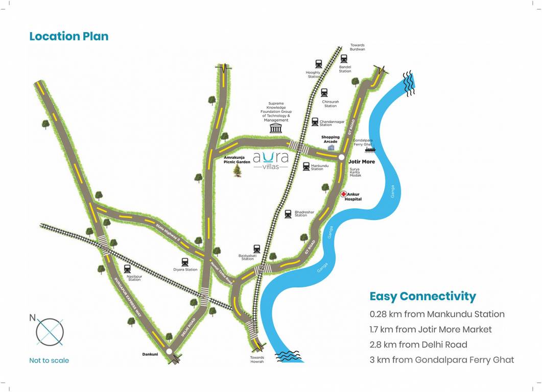  aura villa Location Plan