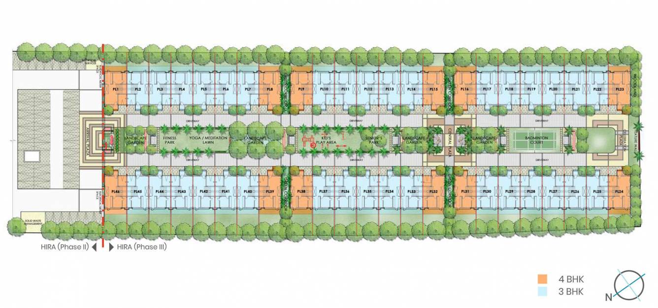  aura villa Master Plan