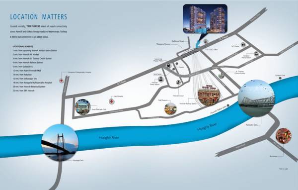  twin-towers-ii Location Plan