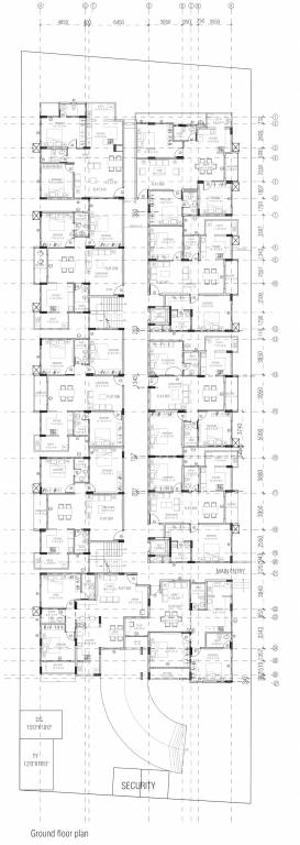  ullal apartment Ullal Apartment Cluster Plan for ground Floor