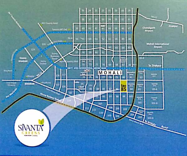 Location Plan sivanta-greens-ext-2 Location Plan