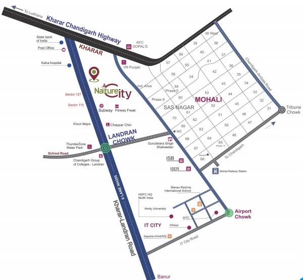  nature-city Location Plan