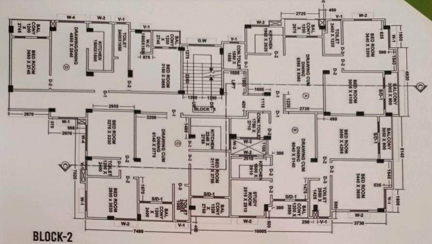  jmc hill view Block 1 Cluster Plan
