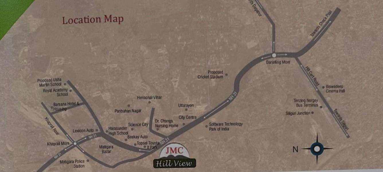  hill view Location Plan