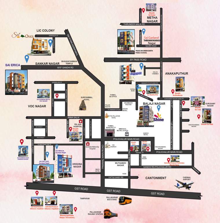  sai erica Location Plan