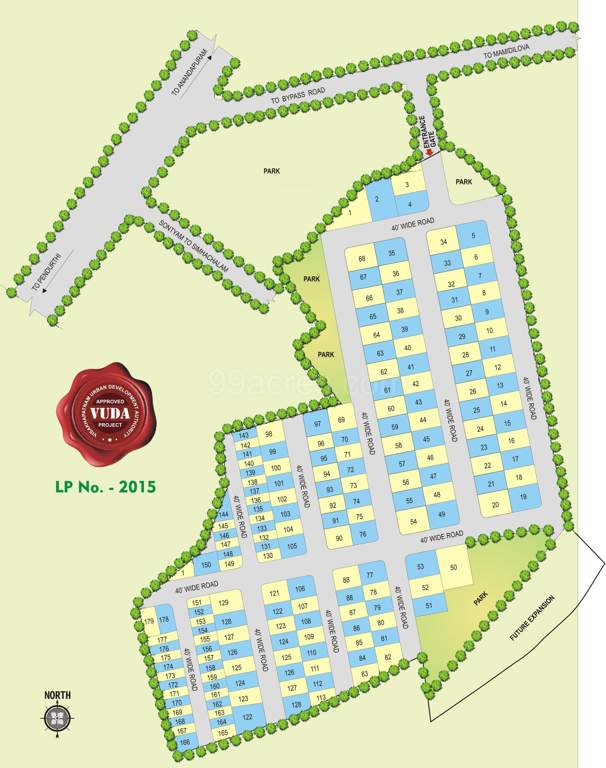  central park Layout Plan