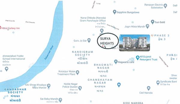  surya-heights Location Plan