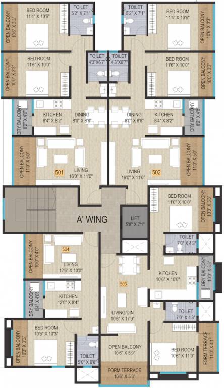  mayank Mayank Cluster Plan for 5th Floor