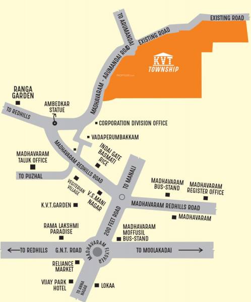  kvt-township-phase-1 Location Plan