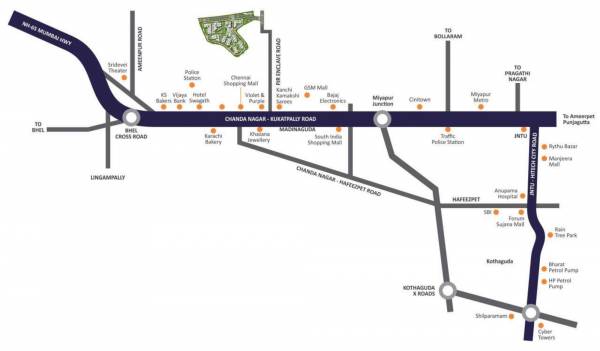  sarvani-elite Location Plan