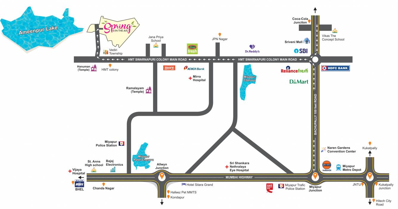 spring Location Plan