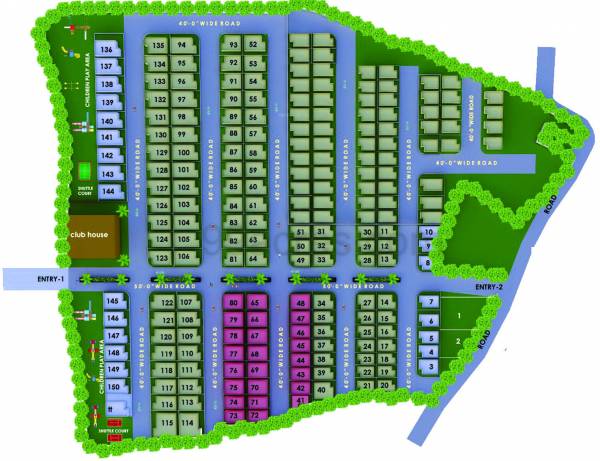  sri-krishna-green-villas Layout Plan