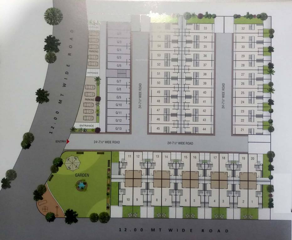  chandra pushp residency Layout Plan