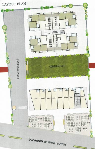  navkar-commercial-complex-and-flats Layout Plan