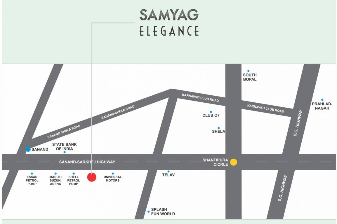  samyag elegance Location Plan