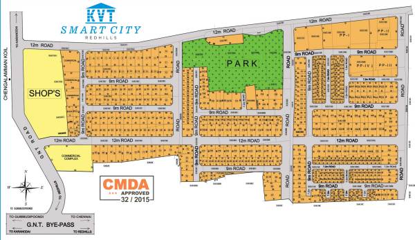  kvt-smart-city-phase-i Layout Plan