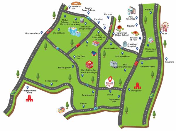  golden-city Location Plan