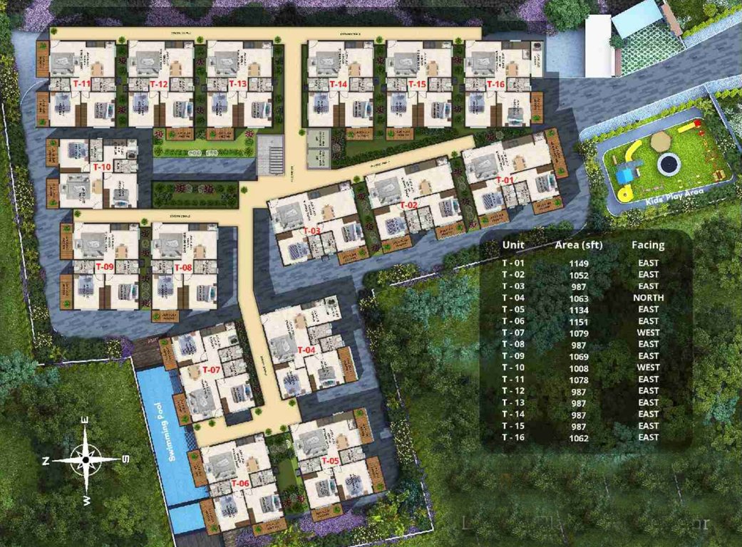  crafted living Crafted Living Cluster Plan for 3rd Floor