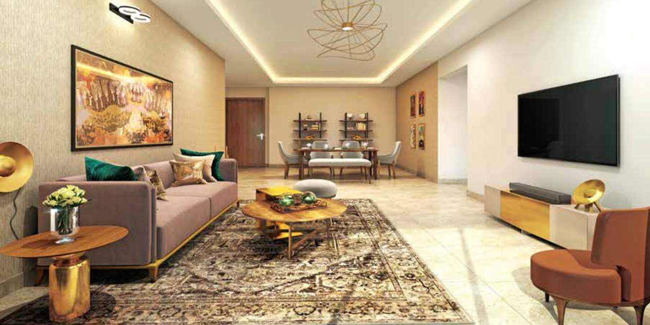  seawoods residences north towers Living Area