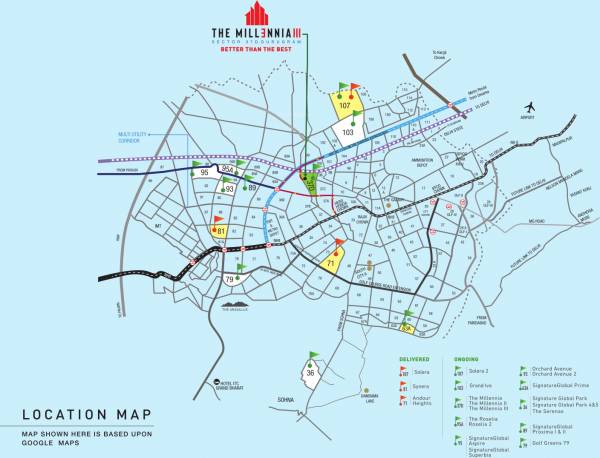  the-millennia-3 Location Plan