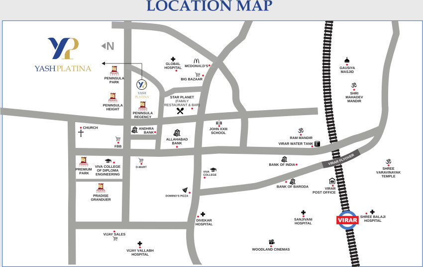  yash platina Location Plan