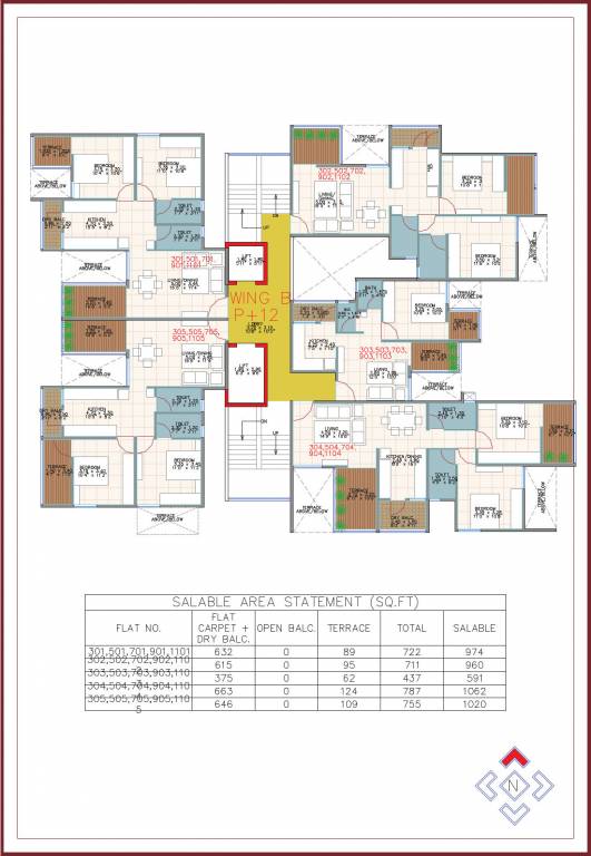  bonheur Block B Cluster Plan