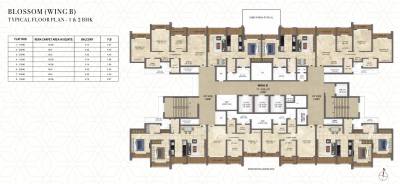  antilia-phase-v-avana Building Type C3 - Wing B Cluster Plan