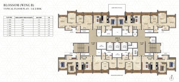  antilia-phase-v-avana Building Type C3 - Wing B Cluster Plan
