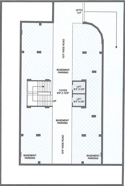  pushpkunj residency Pushpkunj Residency Basement Cluster Plan