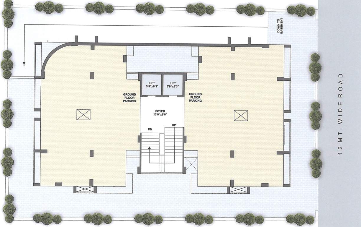  pushpkunj residency Pushpkunj Residency Hollow Plinth Cluster Plan