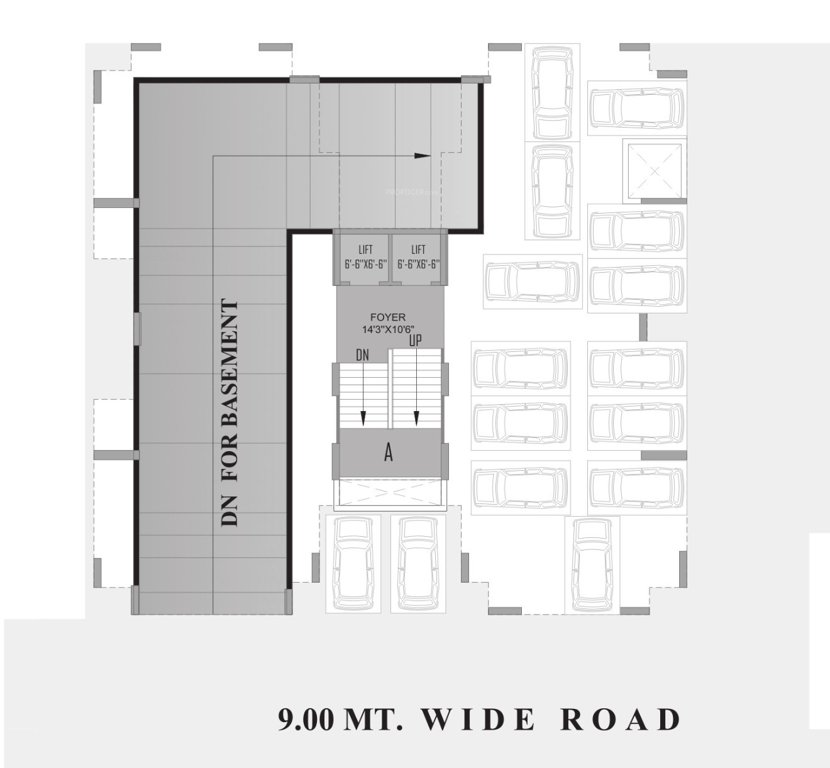  heights Block A Cluster Plan For Ground Floor