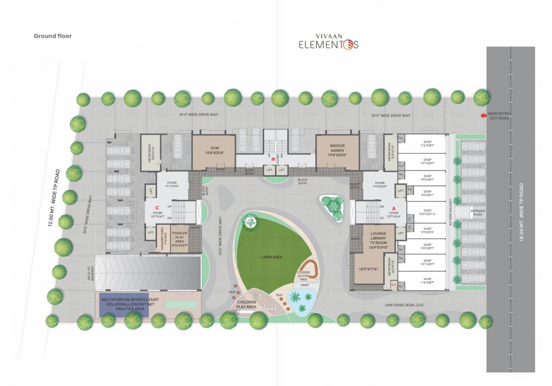  vivaan elementos Layout Plan