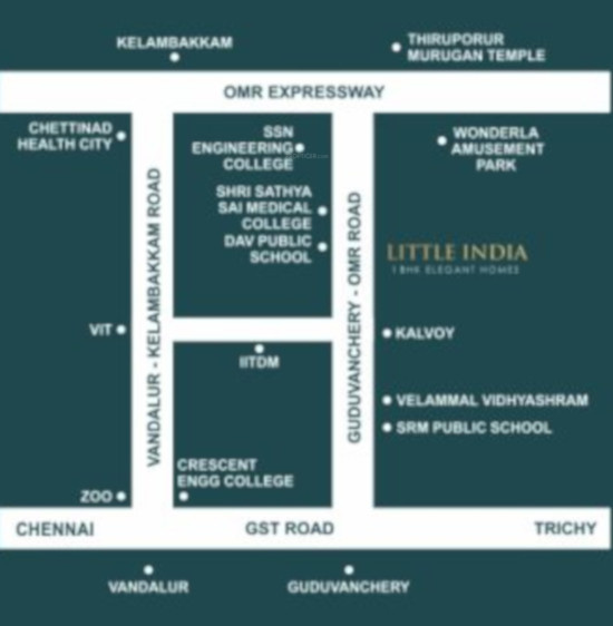  little india Location Plan