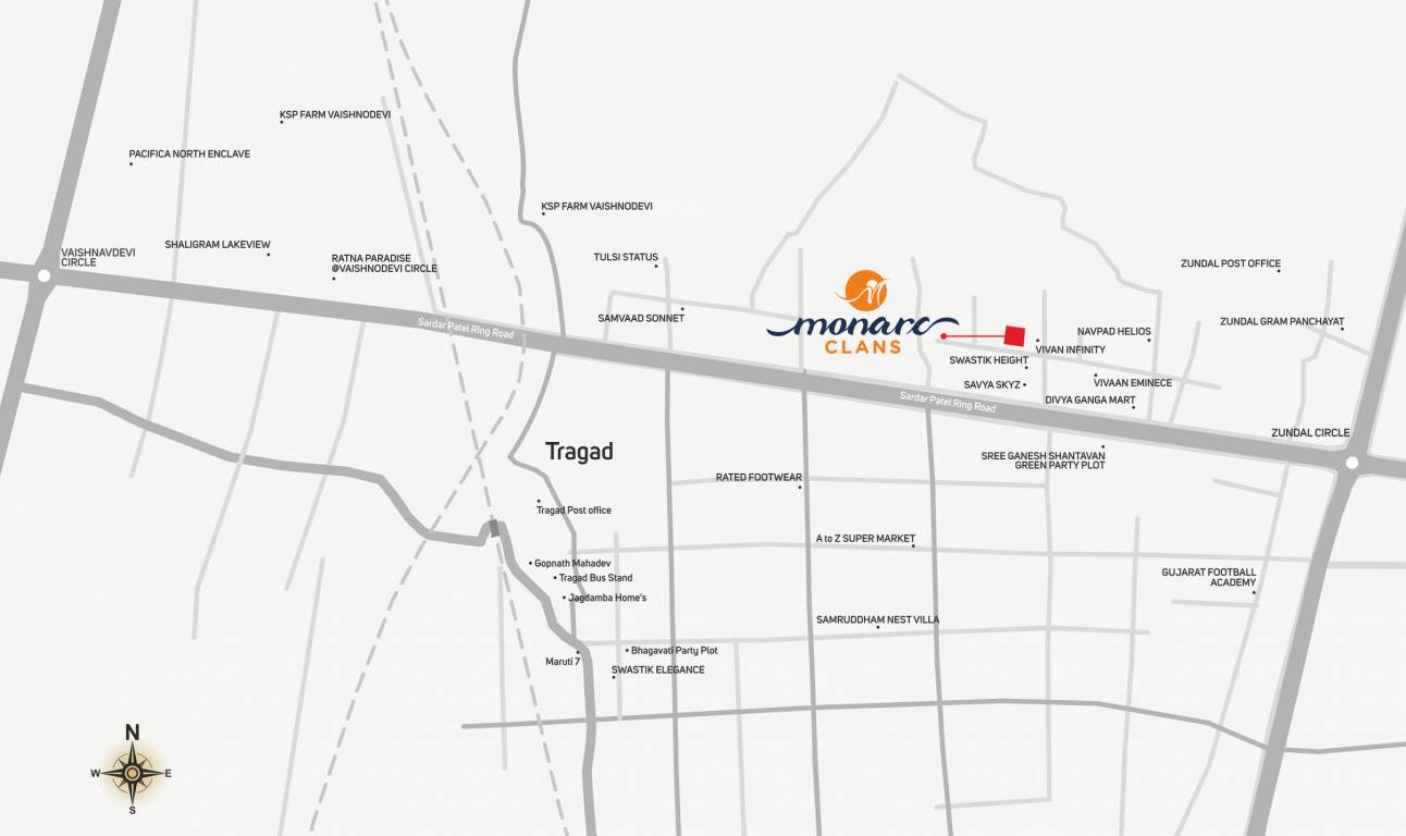  monarc clans Location Plan