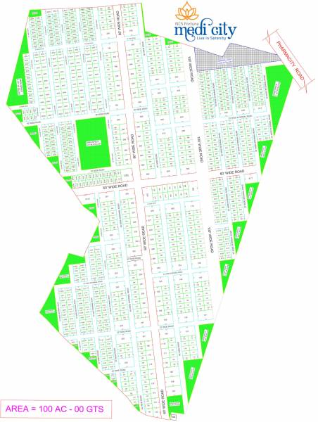  ncs-fortune-medi-city Layout Plan