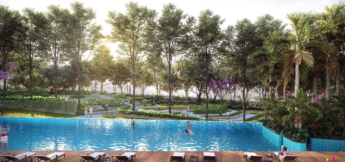 the highlands godrej city Swimming Pool