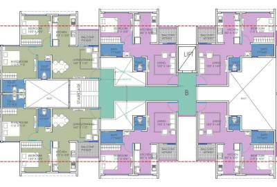  ganesh-bella-rossa-phase-2 Building - C Cluster Plan
