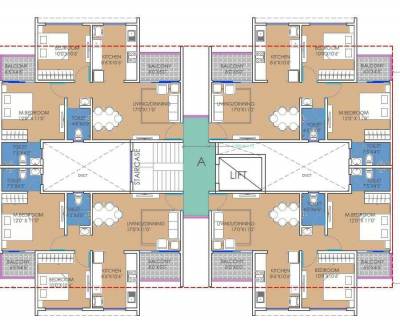  ganesh-bella-rossa-phase-2 Building - C Cluster Plan