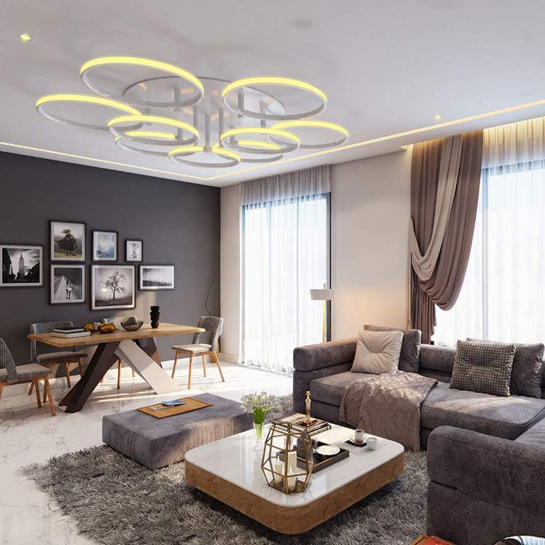  lagom homes Living Area