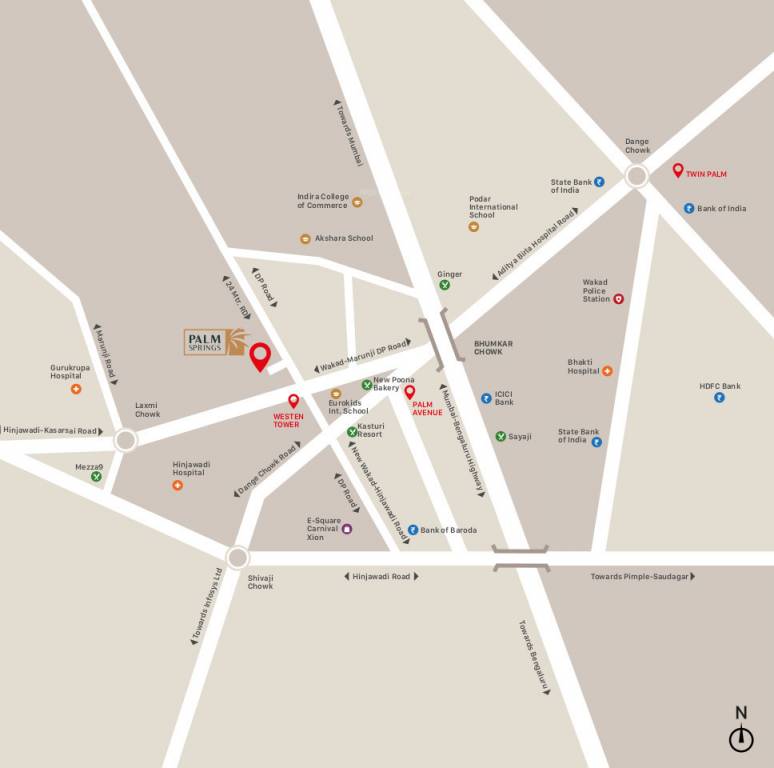  palm springs phase 1 Location Plan